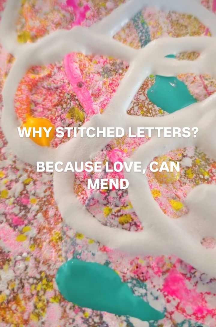 Why Stitched Letters?